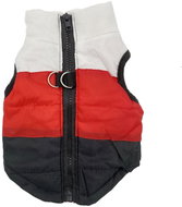 Surtep Striped vest white/red/black XS - Dog Clothes