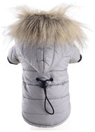 Surtep Winter jacket with hood for dog navy blue M - Dog Clothes