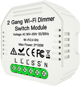 MOES Hidden WiFi smart Dimmer switch 2gang - WiFi spínač