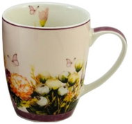 Home Elements Mug 340 ml - Flowers, porcelain - Mug