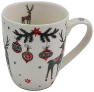 Home Elements Mug 340 ml, Grey reindeer - Mug