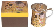 Home Elements Mug 400 ml, with sieve and lid, Klimt, Kiss gold - Mug