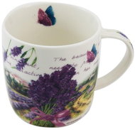 Home Elements Mug with lavender, 300 ml, porcelain - Mug