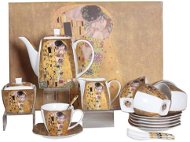 Home Elements luxusní souprava na čaj, 15 ks, Klimt, Polibek zlatý - Set of Cups