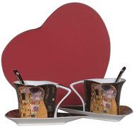 Home Elements Porcelánová šapo sada, 250 ml , Klimt, Polibek tmavý - Set of Cups