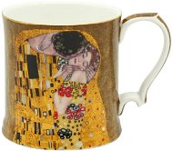 Home Elements Porcelánový hrnek 360 ml, Klimt, Polibek zlatý - Hrnek