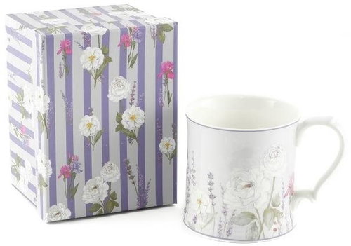 Home Elements Porcelain mug 360 ml, Lavender - Mug - Main image