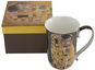 Home Elements Porcelánový hrnek 400 ml, Klimt, Polibek tmavý - Hrnek