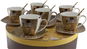 Home Elements Porcelánový set 6 šapo sad - Klimt - Sada šálků