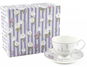 Home Elements Porcelánový šálek s podšálkem 250 ml, Levandule - Šálek