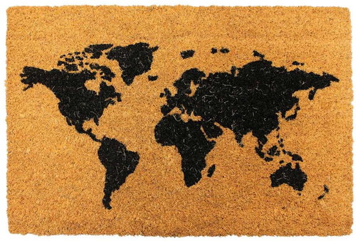 Home Elements Coir mat, World, 40×60 cm - Doormat - Main image