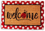 Home Elements Rohožka z kokosových vláken, Puntíky, 40×60 cm - Doormat