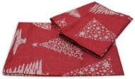 Home Elements Set utěrek z egyptské bavlny 50×70 cm, 3 ks, Stromky červené - Dish Cloths