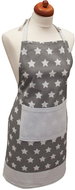 Home Elements Kitchen apron 60×80 cm, stars grey - Apron