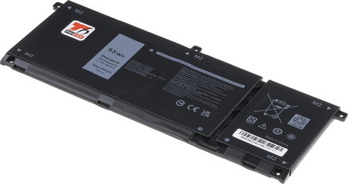 T6 Power for laptop Dell 7T8CD, Li-Poly, 15 V, 3530 mAh 53 Wh - Laptop Battery - Main image