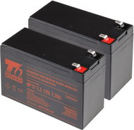 Battery set T6 Power for APC Back-UPS 1000, VRLA, 12 V - UPS Batteries