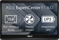ASUS ExpertCenter E1 Black dotykový + vestavěný zdroj (UPS) - All In One PC