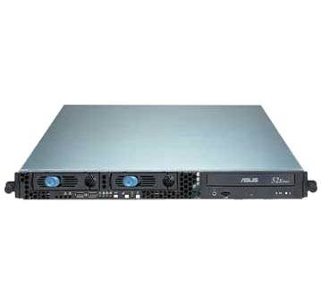 ASUS 1U server RS161-E2(PA2), NVIDIA nForce Pro, 2xOpteron DC, 8xDDR400, 2xSATA HS, VGA, 1x PCI-E x1 - - - Main image
