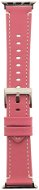 Tactical Colour Leather Strap for Apple Watch 4 44mm Pink - Watch Strap