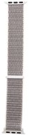 Tactical Fabric Strap für Apple Watch 1,2,3,4,5 42-44mm Silber - Armband