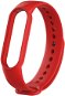 Tactical Silicone Strap for Xiaomi Mi Band 5/6 Red - Watch Strap