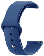 Tactical Silicone Strap 20mm Dark Blue - Watch Strap