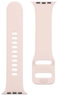 Taktisches Silikonarmband mit Dornschließe für Apple Watch 42 / 44mm Pink - Armband