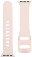 Taktisches Silikonarmband mit Dornschließe für Apple Watch 38 / 40mm Pink - Armband