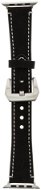 Tactical Genuine bőrszíj Apple Watch 1/2/3 42mm okosórához - fekete - Szíj