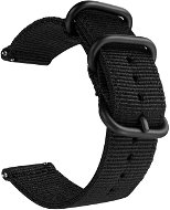 Tactical Nylon remienok pre Samsung Gear 42 mm Black (EU Blister) - Remienok na hodinky