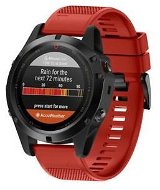 Tactical Silicone Strap for Garmin Fenix 5 Red (EU Blister) - Watch Strap