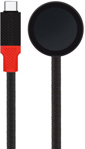 Tactical Recce 3:20 Kabel für Apple Watch Schwarz/Rot - Uhr-Ladegerät - Hauptbild