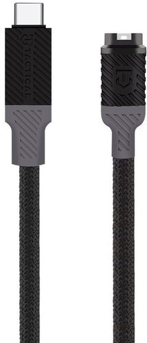 Tactical Recce 3:20 cable for Garmin USB-C Black/Grey - Watch Charger - Main image