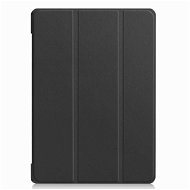 Tactical Book Tri Fold Case for Samsung T510/T515 Galaxy TAB 2 2019, Black - Tablet Case