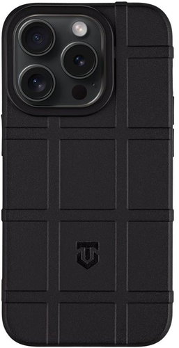 Tactical Infantry Cover for Apple iPhone 15 Pro Black - Phone Cover - Main image