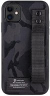 Tactical Camo Troop Drag Strap Kryt pro Apple iPhone 11 Black - Phone Cover