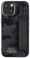 Tactical Camo Troop Drag Strap Kryt pro Apple iPhone 13 Black - Kryt na mobil