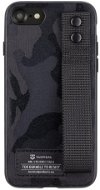 Tactical Camo Troop Drag Strap Kryt pro Apple iPhone 7/8/SE2020/SE2022 Black - Phone Cover