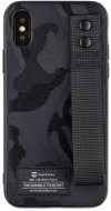 Tactical Camo Troop Drag Strap Kryt pro Apple iPhone X/XS Black - Phone Cover