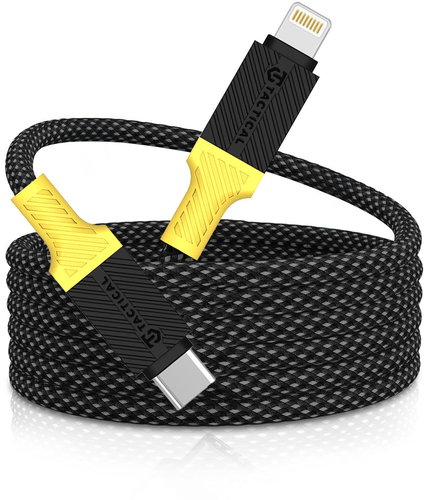 Tactical MagRope USB-C/Lightning 1m Black/Yellow - Stromkabel - Hauptbild