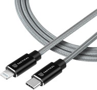 Tactical Fast Rope Aramid Cable USB-C/Lightning MFi 1m Grey - Napájecí kabel