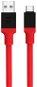 Tactical Fat Man Cable USB-A/USB-C 1m Red - Napájecí kabel