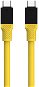 Tactical Fat Man Cable USB-C/USB-C, 1 m, sárga - Tápkábel