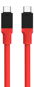 Tactical Fat Man Cable USB-C/USB-C 1m Red - Stromkabel