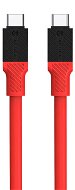 Tactical Fat Man Cable USB-C/USB-C 1m Red - Napájecí kabel