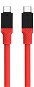 Tactical Fat Man Cable USB-C/USB-C, 1 m, piros - Tápkábel
