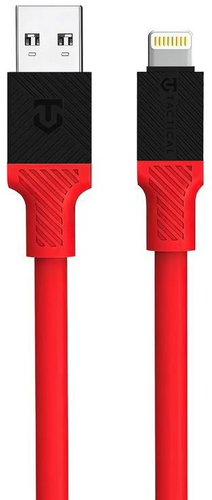Tactical Fat Man Cable USB-A/Lightning 1m Red - Power Cable - Main image