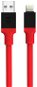 Tactical Fat Man Cable USB-A/Lightning 1m Red - Napájecí kabel
