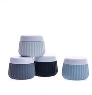 Take it shop Silicone travel cups, 30 ml - set of 4, grey - Travel Bottles