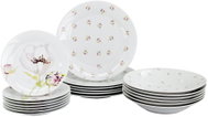 by inspire Ronda Poetica 18dílná porcelánová sada talířů, květinový motiv - Set of Plates